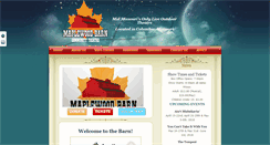 Desktop Screenshot of maplewoodbarn.com